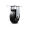 Service Caster 6 Inch Heavy Duty Top Plate Rubber on Steel Rigid Caster with Roller Bearing SCC SCC-35R620-RSR - alternate 1